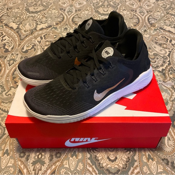 NWT Nike Free RN 2018 Black Metallic Gold Running Shoes Women’s Sz 8.5 - Picture 7 of 13